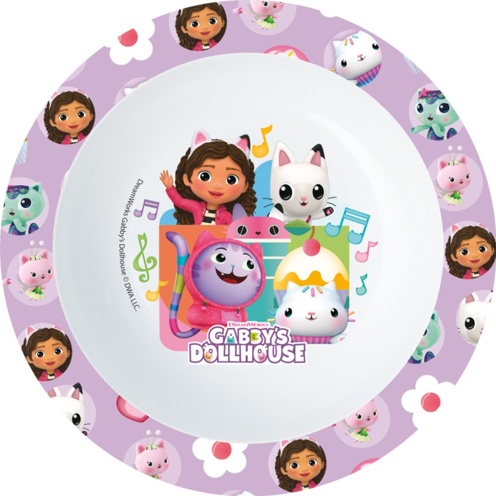 Gabby's Dollhouse Kitty Magic micro deep plate 16 cm