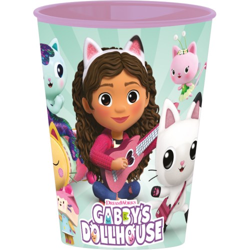 Gabby's Dollhouse Kitty Magic plastic cup 260 ml