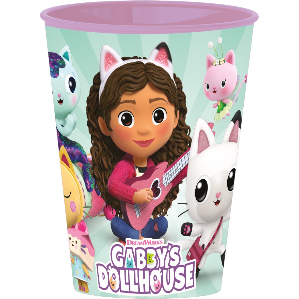 Gabby's Dollhouse Kitty Magic plastic cup 260 ml