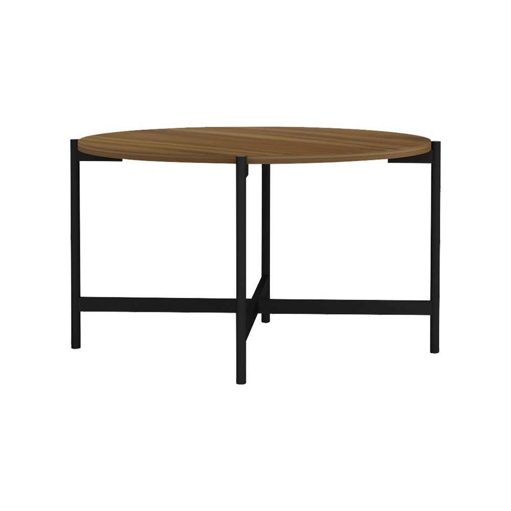 Table basse bois mélaminé noyer noir 80x45 cm
Table basse bois mélaminé noyer noir 80x45 cm