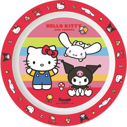 Hello Kitty And friends micro flat plate 22 cm