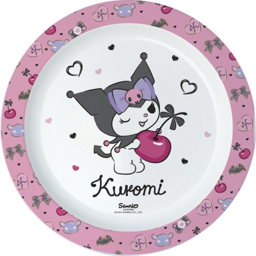 Hello Kitty Kuromi micro dinner plate 22 cm