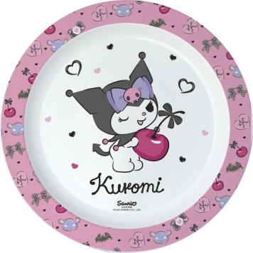 Hello Kitty Kuromi micro dinner plate 22 cm