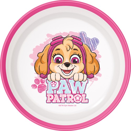 Paw Patrol Sketch non-slip micro deep plate