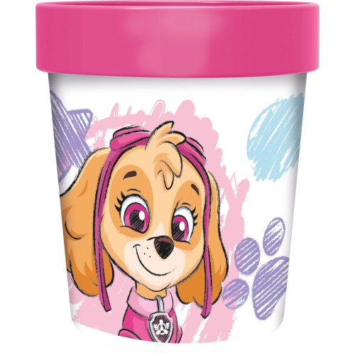 Paw Patrol Sketch non-slip micro plastic cup 260 ml
