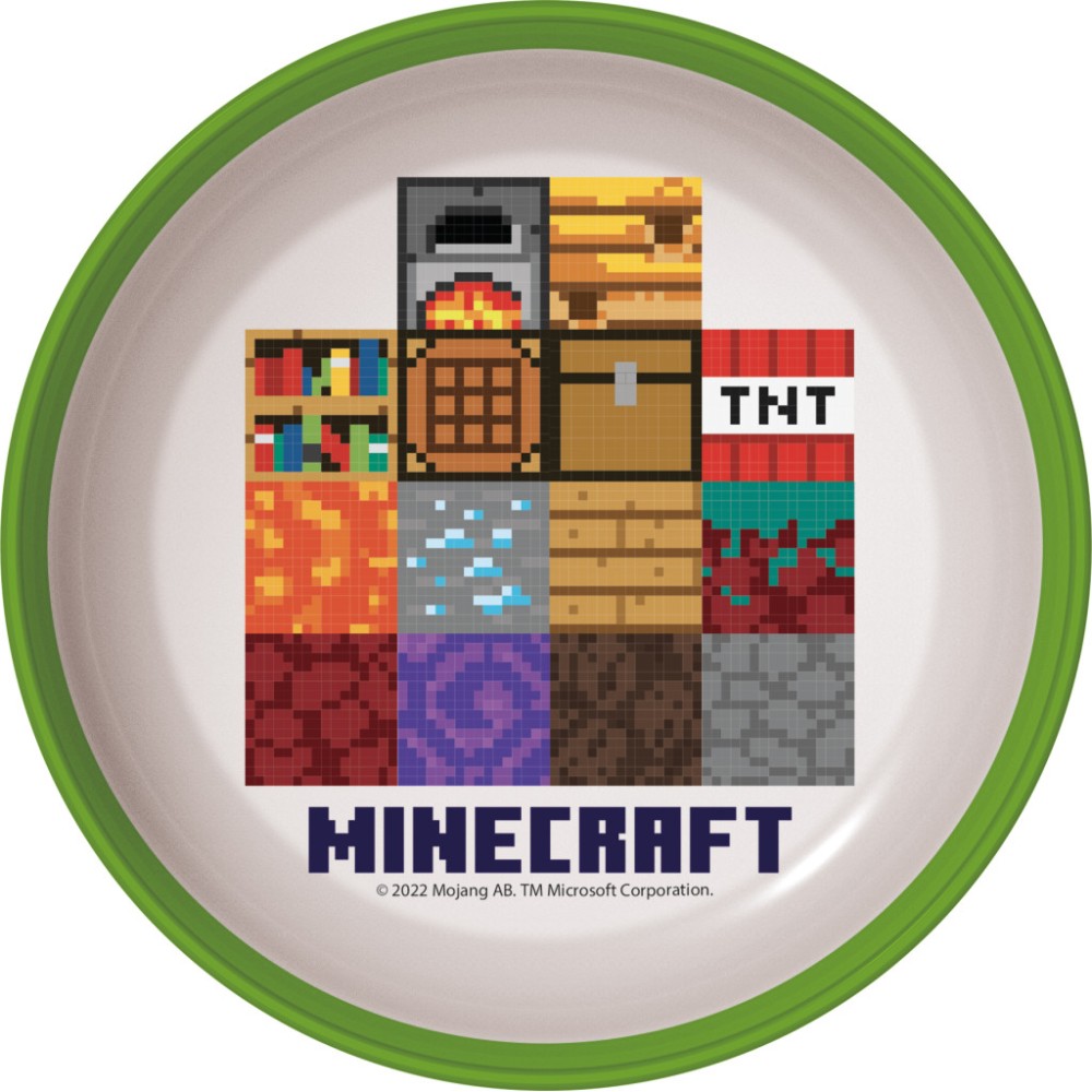 Minecraft Crafters non-slip micro deep plate
