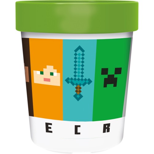Minecraft Crafters non-slip micro plastic cup 260 ml