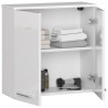 SZAFKA WISZĄCA W 60 cm FIN 2D BIAŁY POŁYSK