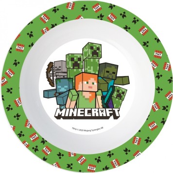 Minecraft Pixelcraft micro deep plate 16 cm