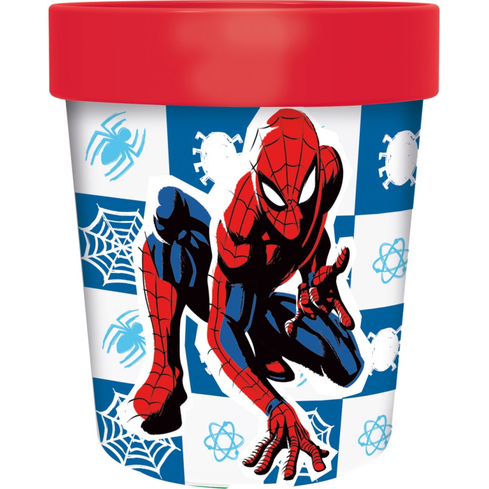 Spiderman Midnight Flyer non-slip micro plastic cup 260 ml