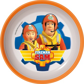 Fireman Sam Rescue Mission non-slip micro deep plate