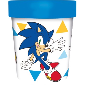 Sonic the Hedgehog Rings non-slip micro plastic cup 260 ml