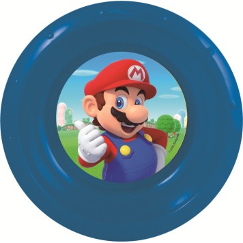 Super Mario Mushroom Kingdom plastic deep plate