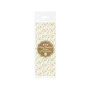 Colour Gold Stars Gold Paper Straw - Pack of 12