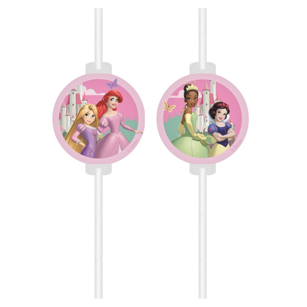 Disney Princess Create Your World paper straw, 4-piece set FSC