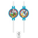 Disney Mickey  Rock the House paper straw, 4-piece set FSC