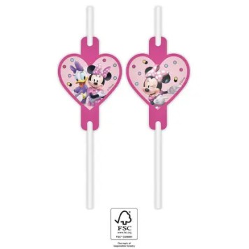Disney Minnie  Junior paper straw, set of 4 FSC