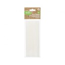 Colour White White paper straw 12 pcs