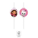 Gabby's Dollhouse Friends paper straw, set of 4 FSC