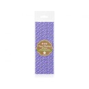 Colour Purple Dots Purple Paper Straw Set of 12