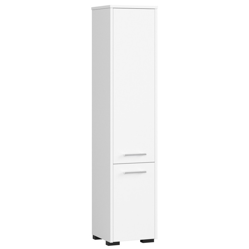 Colonne meuble étagère salle de bains 2 portes 30X30X 140cm Blanc Colonne meuble étagère salle de bains 2 portes 30X30X 140cm Blanc