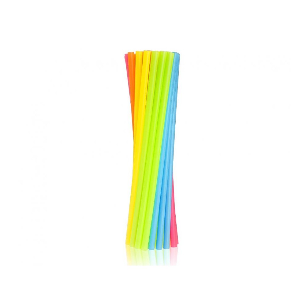 Colour Colorful plastic straws 10 pcs