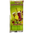 Colour Green plastic straw 50 pcs