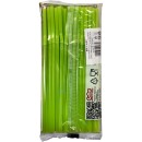 Colour Green plastic straw 50 pcs