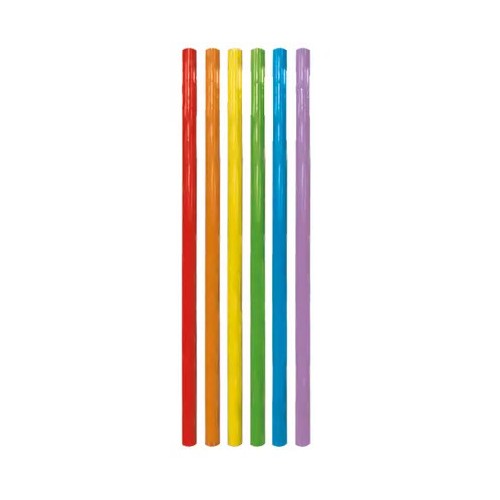 Colour Multicolor plastic straw, set of 6