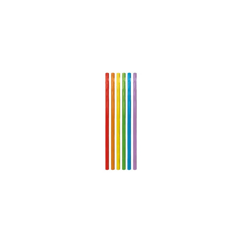 Colour Multicolor plastic straw, set of 6