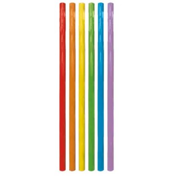 Colour Multicolor plastic straw, set of 6