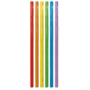 Colour Multicolor plastic straw, set of 6