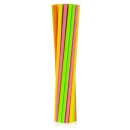 Colour Neon paper straw 24 pcs
