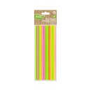 Colour Neon paper straw 24 pcs