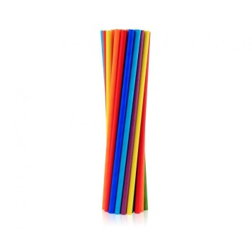 Colour Rainbow Colours, paper straw pack of 200
