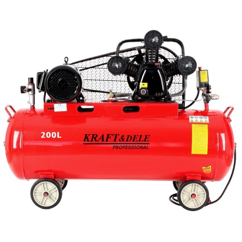 Kompresor olejowy 200L 3 Tłoki KD1474 + Seperator