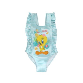 The Looney Tunes Tweety baby swimsuit, swimming 12-36 months