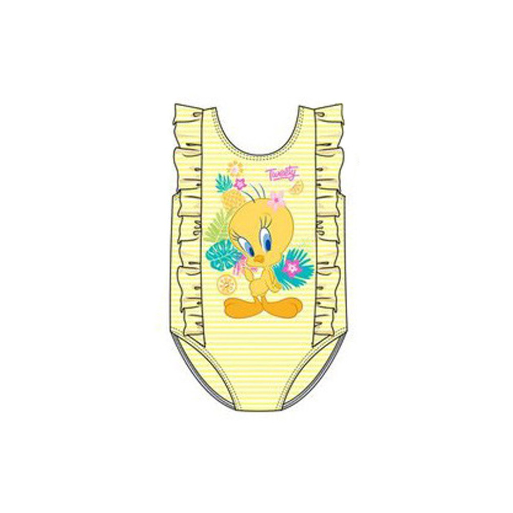 The Looney Tunes Tweety baby swimsuit, swimming 36 months