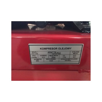 Kompresor olejowy 200L 3 Tłoki KD1474 + Seperator