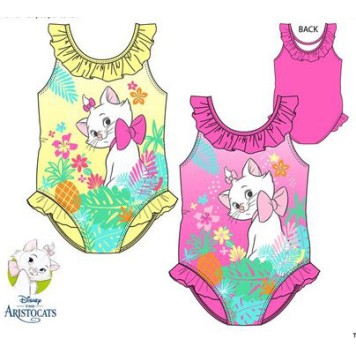 Disney Marie Pineapple  baby swimsuit, swimmer 12-36 months