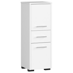 Meuble de salle de bain 30x85x30cm Blanc