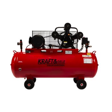 Kompresor olejowy 200L 3 Tłoki KD1474 + Seperator