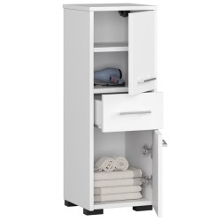 Meuble de salle de bain 30x85x30cm Blanc