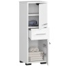 Meuble de salle de bain 30x85x30cm Blanc