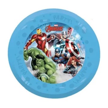 Avengers Infinity Stones micro premium plastic dinner plate 4-piece set 21 cm