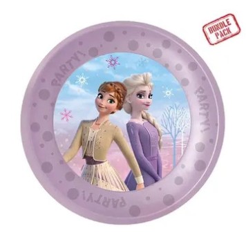 Disney Frozen Wind micro premium plastic dinner plate set of 4 21 cm