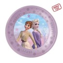 Disney Frozen Wind micro premium plastic dinner plate set of 4 21 cm