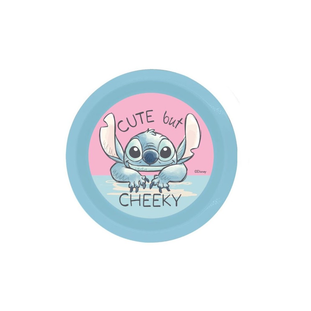 Disney Lilo and Stitch Cheeky plastic dinner plate