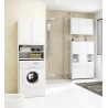 Meuble de salle de bain 30x85x30cm Blanc