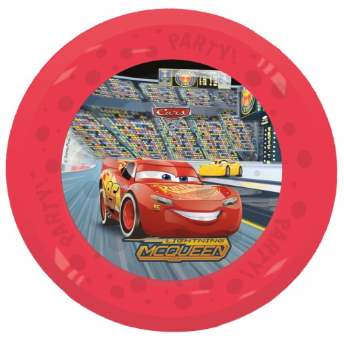 Disney Cars Arena Race micro premium plastic dinner plate set of 4, 21 cm